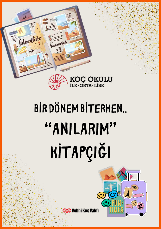 Bir Dönem Biterken Anılarım Kitapçığı - Öğrenci Bülteni
